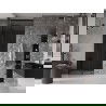 Mexen Velar sliding shower door 100 cm, graphite, black - 871-100-000-41-70