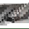 Mexen Velar sliding shower door 120 cm, transparent, gun metal - 871-120-000-01-95