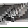 Mexen Velar sliding shower door 130 cm, transparent, gun metal - 871-130-000-01-95