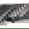 Mexen Velar sliding shower door 130 cm, transparent, gun metal - 871-130-000-01-95