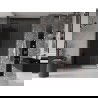 Mexen Velar sliding shower door 130 cm, graphite, gun metal - 871-130-000-41-95