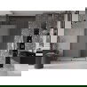 Mexen Velar sliding shower door 140 cm, frosted, gun metal - 871-140-000-31-95