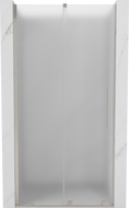 Mexen Velar sliding shower door 100 cm, frost, brushed nickel - 871-100-000-31-97