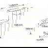 Mexen Emma faucet, inox - 71900-00