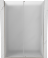 Mexen Velar sliding shower door 130 cm, frost, brushed nickel - 871-130-000-31-97
