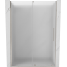 Mexen Velar sliding shower doors 140 cm, frost, brushed nickel - 871-140-000-31-97