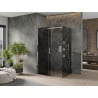 Mexen Omega sliding shower cabin 110 x 80 cm, graphite, chrome - 825-110-080-01-40