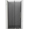 Mexen Velar sliding shower door 100 cm, graphite, brushed nickel - 871-100-000-41-97