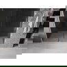 Mexen Velar sliding shower door 150 cm, graphite, brushed nickel - 871-150-000-41-97