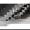 Mexen Velar sliding shower door 130 cm, graphite, brushed nickel - 871-130-000-41-97