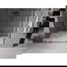 Mexen Velar Duo sliding shower door 140 cm, transparent, gun metal - 871-140-000-02-95