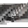 Mexen Velar Duo sliding shower door 140 cm, transparent, gun metal - 871-140-000-02-95