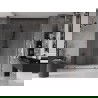 Mexen Velar Duo sliding shower doors 180 cm, transparent, gun metal - 871-180-000-02-95