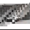 Mexen Velar Duo sliding shower door 150 cm, transparent, brushed nickel - 871-150-000-02-97