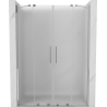 Mexen Velar Duo sliding shower door 150 cm, frost, chrome - 871-150-000-32-01