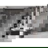 Mexen Velar Duo sliding shower door 180 cm, frosted, chrome - 871-180-000-32-01