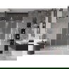 Mexen Velar Duo sliding shower doors 150 cm, frosted, white - 871-150-000-32-20
