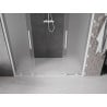 Mexen Velar Duo sliding shower doors 180 cm, frosted, white - 871-180-000-32-20