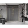 Mexen Velar Duo sliding shower doors 180 cm, frost, gold - 871-180-000-32-50