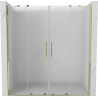 Mexen Velar Duo sliding shower doors 180 cm, frost, gold - 871-180-000-32-50