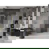 Mexen Velar Duo sliding shower door 140 cm, frost, brushed gold - 871-140-000-32-55