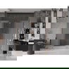 Mexen Velar Duo sliding shower door 180 cm, frost, pink gold - 871-180-000-32-60