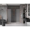 Mexen Velar Duo sliding shower door 200 cm, frost, rose gold - 871-200-000-32-60