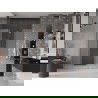 Mexen Velar Duo sliding shower door 140 cm, frosted, brushed copper - 871-140-000-32-65