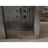 Mexen Omega sliding shower door 150 cm, Transparent, Black - 825-150-000-70-00