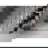 Mexen Velar Duo sliding shower doors 140 cm, frost, brushed gun gray - 871-140-000-32-66
