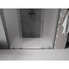 Mexen Velar Duo sliding shower door 170 cm, frosted, brushed gun gray - 871-170-000-32-66