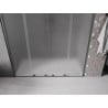 Mexen Velar Duo 180 cm sliding shower door, frosted, brushed gun gray - 871-180-000-32-66