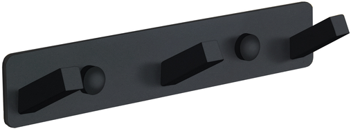 Mexen triple towel hook, Black - 709173-70