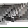 Mexen Velar Duo sliding shower door 140 cm, frosted, black - 871-140-000-32-70