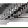 Mexen Velar Duo sliding shower door 140 cm, frosted, black - 871-140-000-32-70