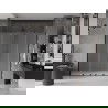 Mexen Velar Duo sliding shower doors 200 cm, frost, black - 871-200-000-32-70