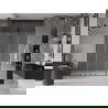 Mexen Velar Duo sliding shower door 140 cm, frost, gun metal - 871-140-000-32-95