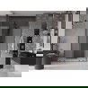 Mexen Velar Duo sliding shower door 140 cm, frost, gun metal - 871-140-000-32-95