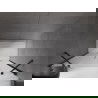 Mexen Velar Duo sliding shower doors 150 cm, frost, gun metal - 871-150-000-32-95