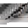 Mexen Velar Duo sliding shower door 140 cm, frost, gun metal - 871-140-000-32-95