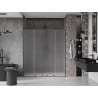 Mexen Velar Duo sliding shower door 170 cm, frost, gun metal - 871-170-000-32-95