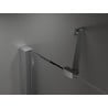 Mexen Velar Duo sliding shower door 170 cm, frost, gun metal - 871-170-000-32-95
