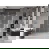 Mexen Velar Duo sliding shower doors 140 cm, frost, brushed nickel - 871-140-000-32-97