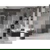 Mexen Velar Duo sliding shower doors 140 cm, frost, brushed nickel - 871-140-000-32-97