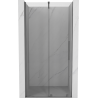 Mexen Velar sliding shower door 100 cm, transparent, gun metal - 871-100-000-01-95