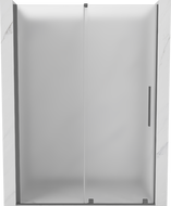 Mexen Velar sliding shower door 140 cm, frosted, gun metal - 871-140-000-31-95