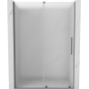 Mexen Velar Sliding Shower Door 130 cm, Frosted, Gun Metal - 871-130-000-31-95