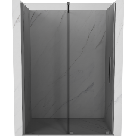 Mexen Velar sliding shower doors 150 cm, graphite, gun metal - 871-150-000-41-95