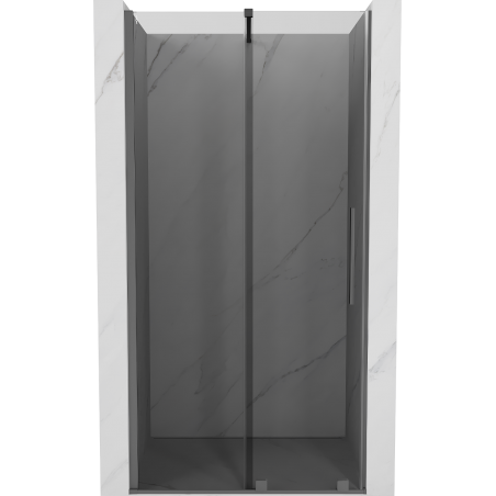 Mexen Velar sliding shower door 100 cm, graphite, gun metal - 871-100-000-41-95