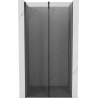 Mexen Velar sliding shower door 100 cm, graphite, brushed gun gray - 871-100-000-41-66